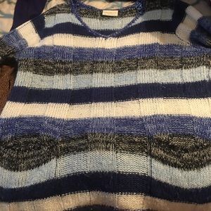 Blue stripe sweater